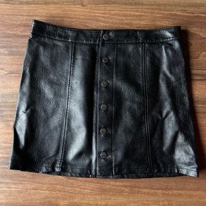 Express leather skirt Size 8